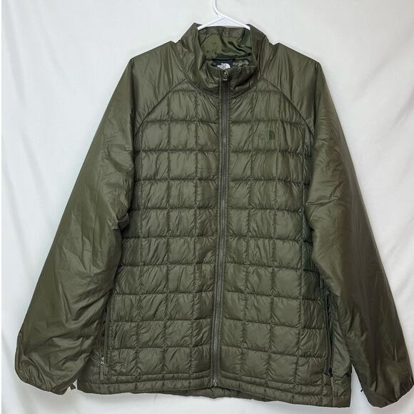 The North Face Men's XXL Green Thermoball Eco Triclimate Omni-Heat Jacket Hiking - Picture 1 of 6